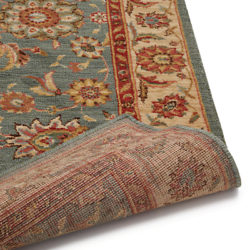 Living Treasures Runner Rug Aqua